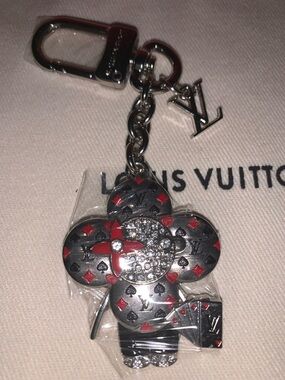Vivienne Lv monogram bag/purse charm keychain